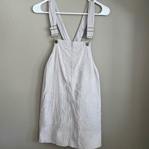light Gray overall dress